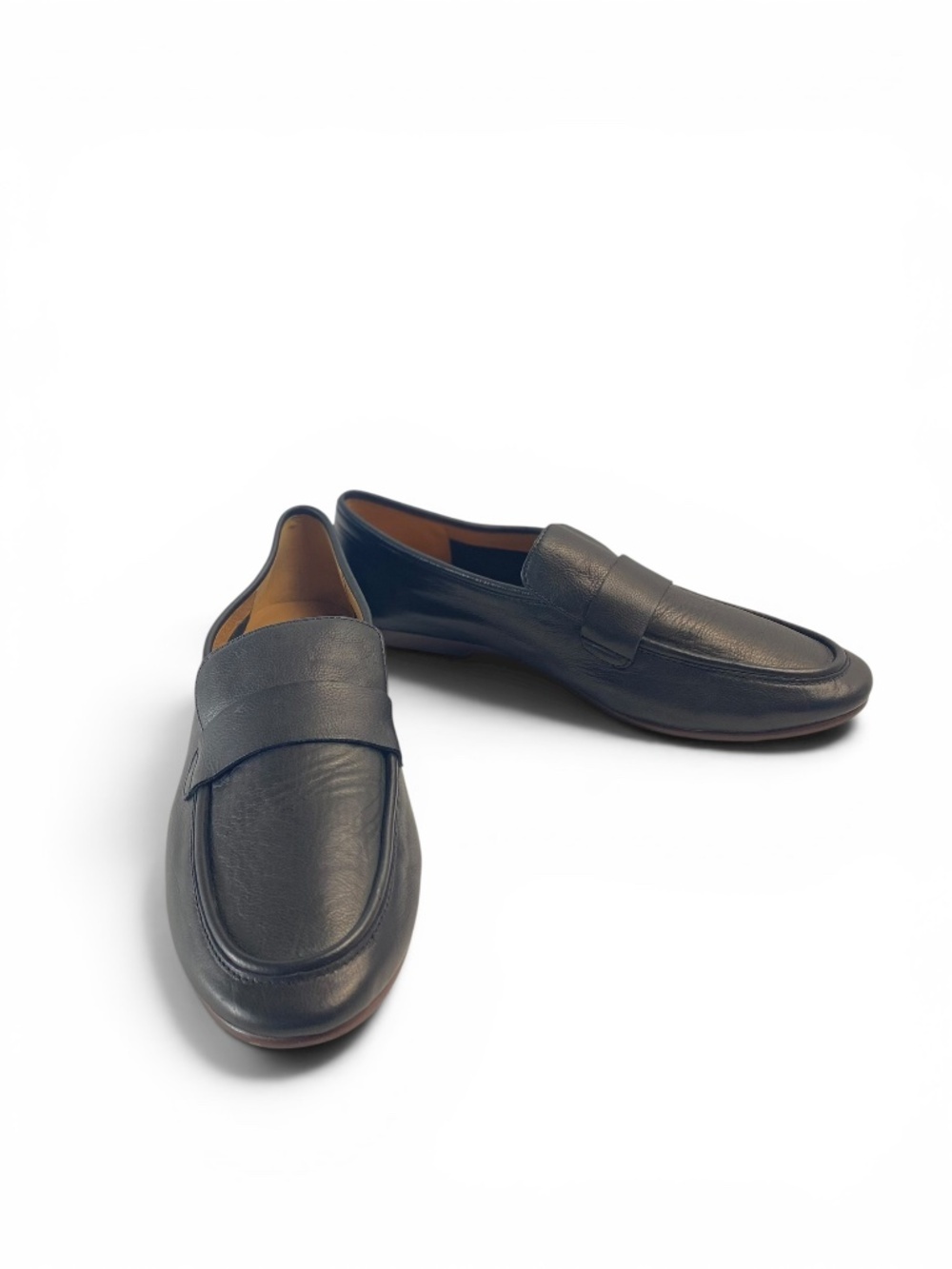 Madewell Leather The Lacey Loafer Flats NN049 in True Black Size 9.5 - Picture 3 of 11